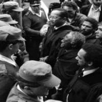 Archbishop Desmond Tutu squares up to police 1989