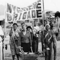 ANC Nyerere Brigade women working at the Solomon Mahlangu Freedom College - Morogoro, Tanzania